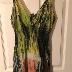 Tie Dye Cotton Dress
